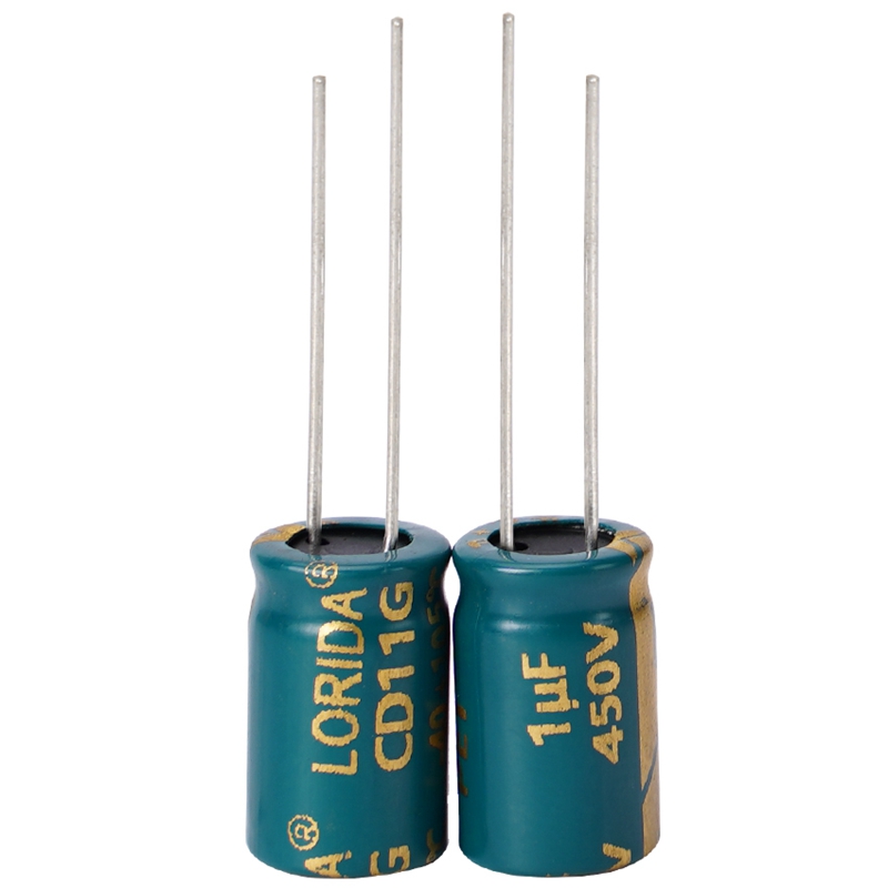 1UF 450V Radial Aluminum Electrolytic Capacitor