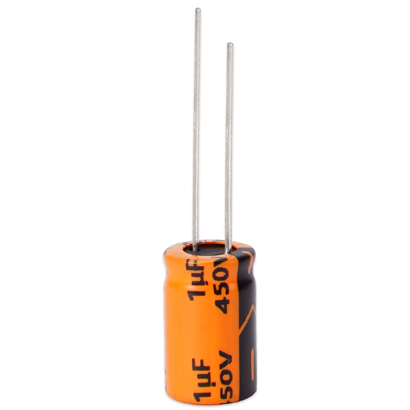 1UF 450V Radial Aluminum Electrolytic Capacitor