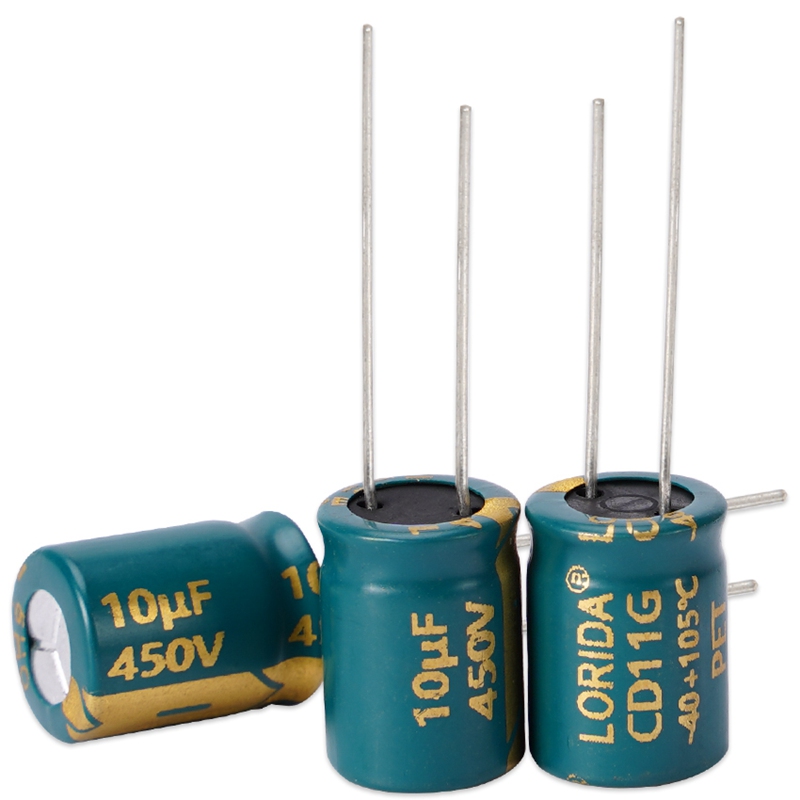 10UF 450V Radial Aluminum Electrolytic Capacitor