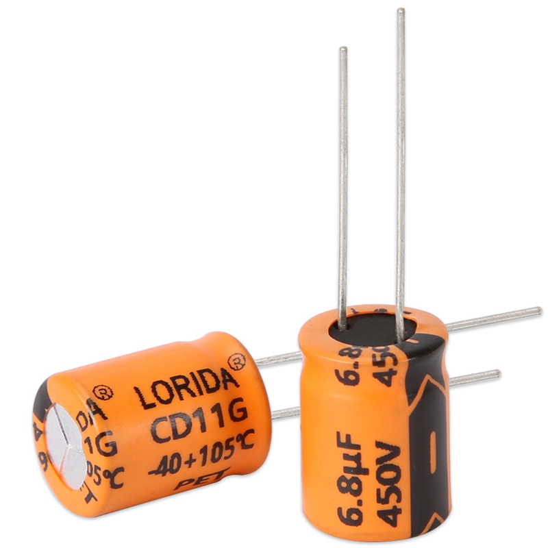 6.8UF 450V Radial Aluminum Electrolytic Capacitor