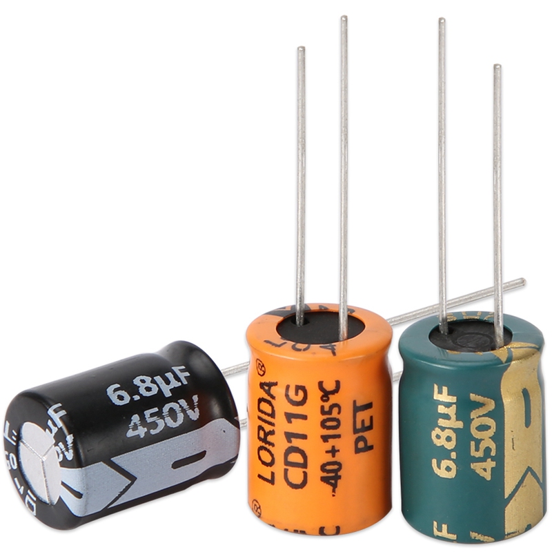 6.8UF 450V Radial Aluminum Electrolytic Capacitor