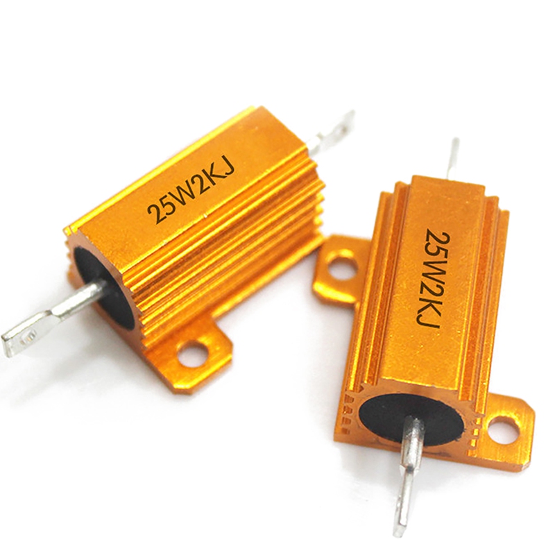 25W RX24 Gold Aluminum Shell Resistor