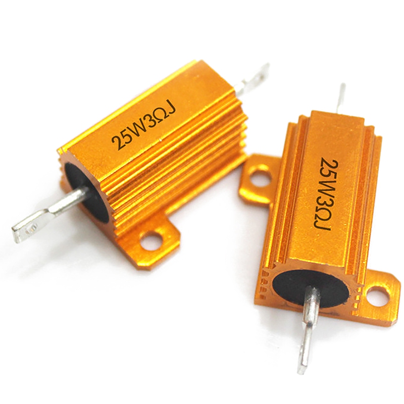 25W RX24 Gold Aluminum Shell Resistor