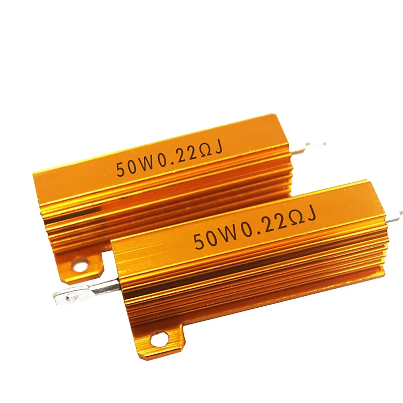 50W RX24 Gold Aluminum Shell Resistor